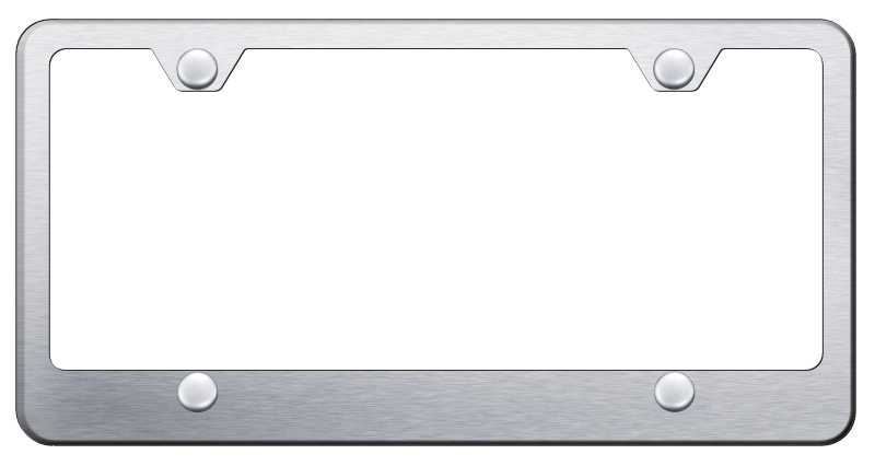 Blank Stainless Steel Frame - Brushed