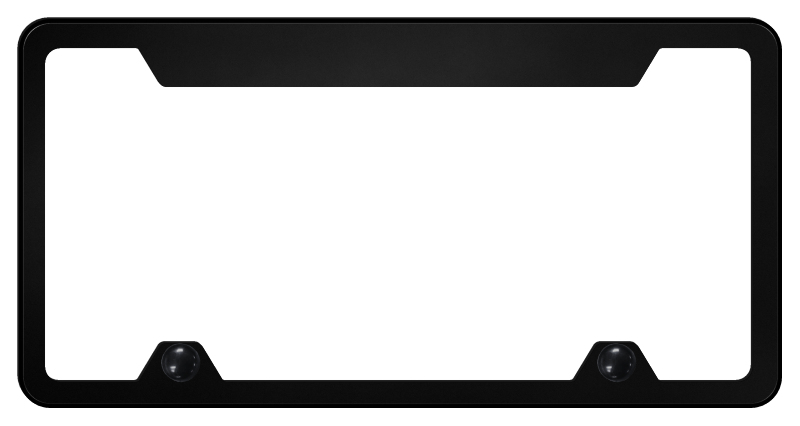 Blank Steel Truck Cut-Out Frame - Black
