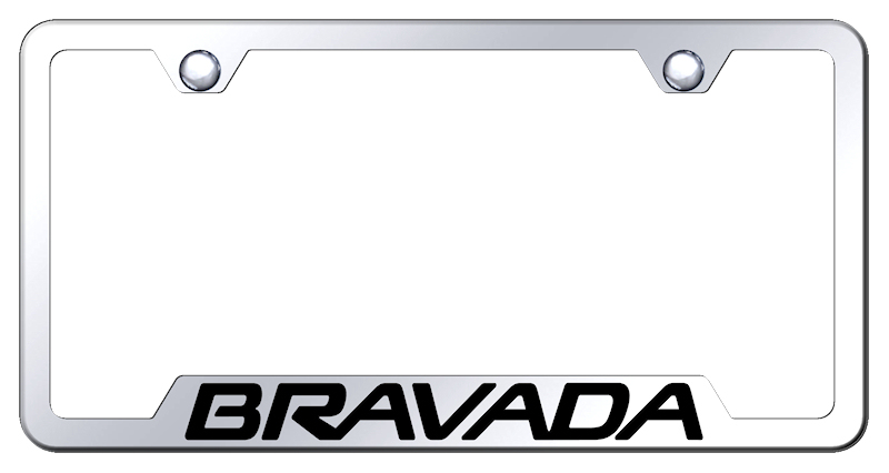 Bravada Cut-Out Frame - Laser Etched Mirrored