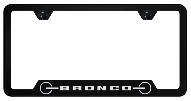 Bronco 2020 Grill Cut-Out Frame - Laser Etched Black