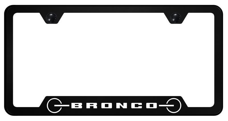 Bronco 2020 Grill PC Notched Frame - UV Print on Black