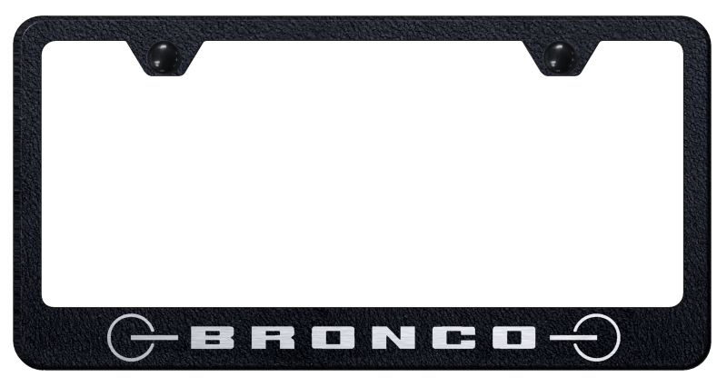 Bronco 2020 Grill Stainless Frame - Etched Rugged Black