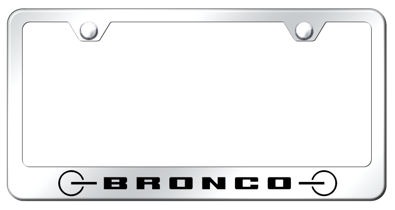 Bronco 2020 Grill Stainless Frame - Laser Etched Mirrored