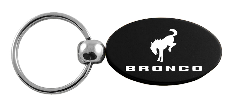 Bronco 2020 Oval Key Fob - Black