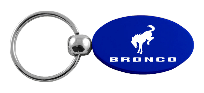 Bronco 2020 Oval Key Fob - Blue