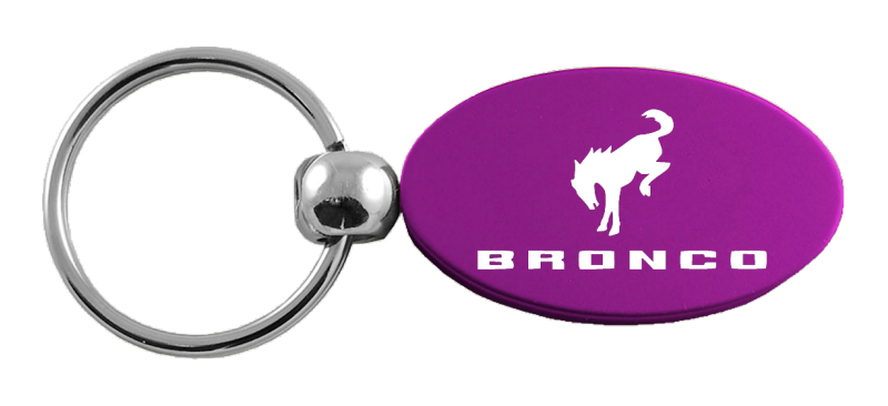 Bronco 2020 Oval Key Fob - Purple
