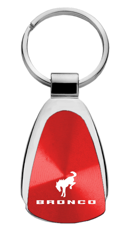 Bronco 2020 Teardrop Key Fob - Red