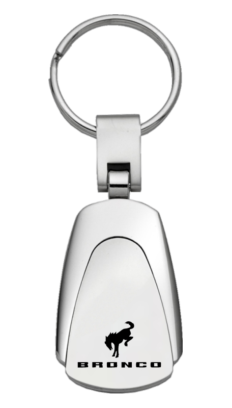Bronco 2020 Teardrop Key Fob - Silver