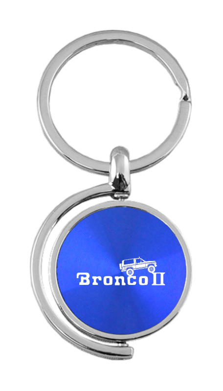 Bronco II Climbing Spinner Key Fob - Blue