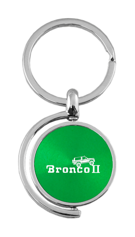 Bronco II Climbing Spinner Key Fob - Green