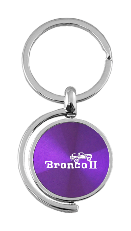 Bronco II Climbing Spinner Key Fob - Purple