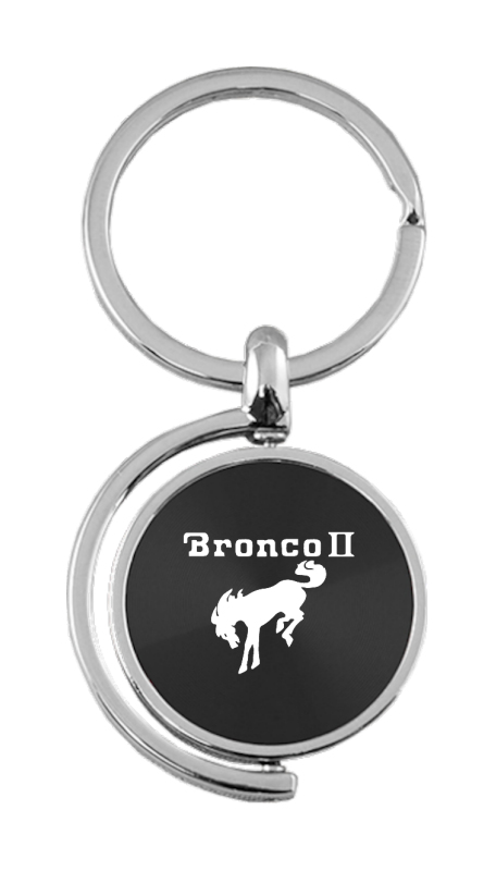 Bronco II Spinner Key Fob - Black