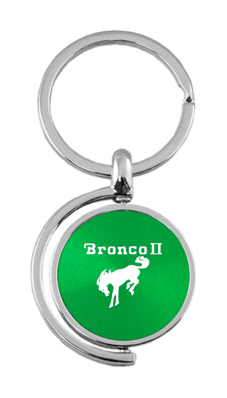 Bronco II Spinner Key Fob - Green