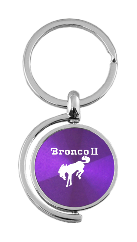Bronco II Spinner Key Fob - Purple