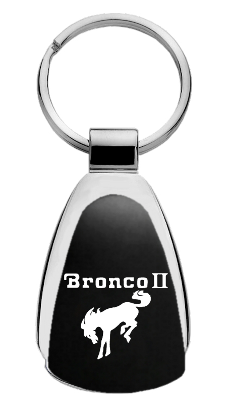 Bronco II Teardrop Key Fob - Black