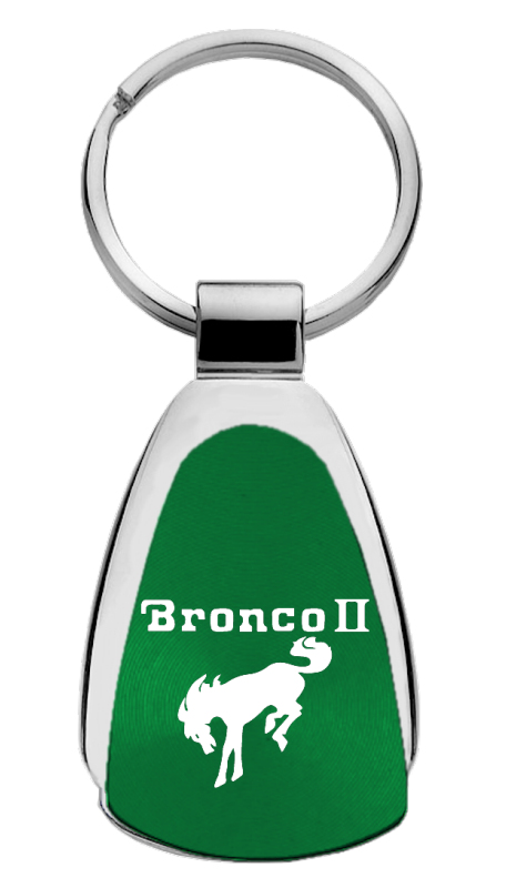 Bronco II Teardrop Key Fob - Green