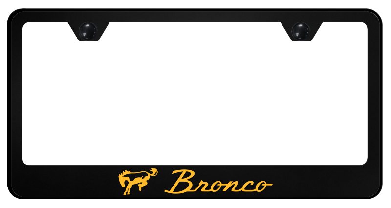 Bronco Orange PC Frame - UV Print on Black