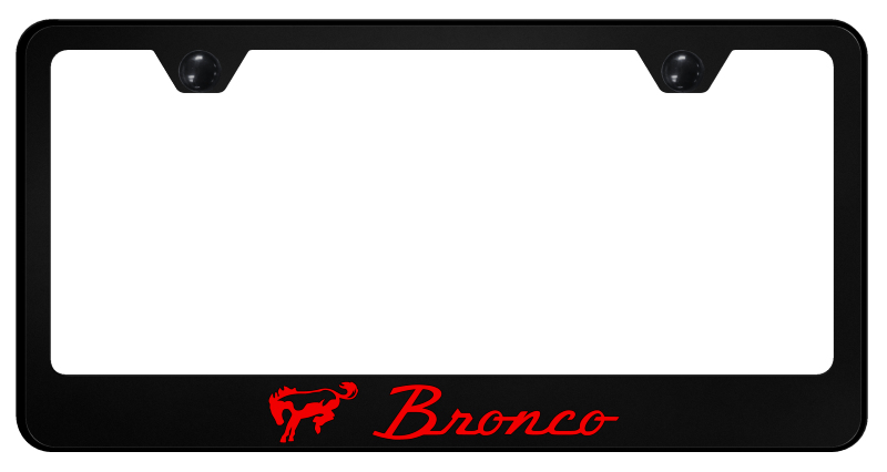 Bronco Red PC Frame - UV Print on Black