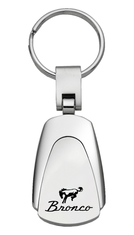 Bronco Teardrop Key Fob - Silver