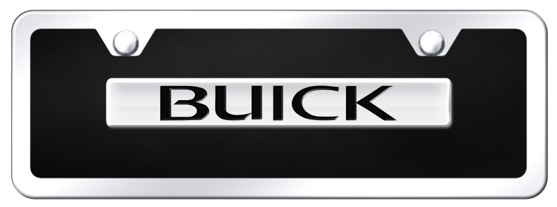 Buick Name Acrylic Mini Kit - Chrome on Black
