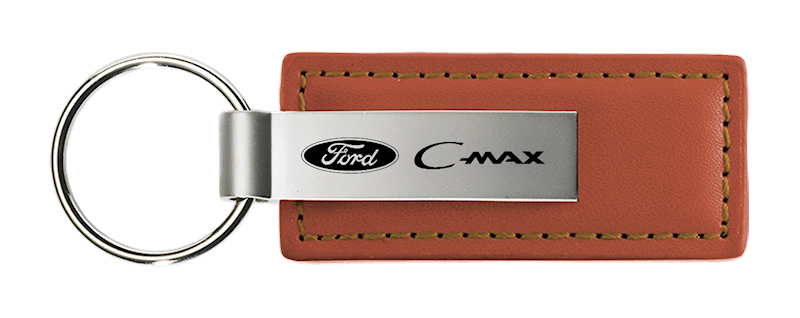C-Max Leather Key Fob - Brown