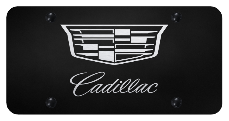 Cadillac 2014 License Plate - Laser Etched Black
