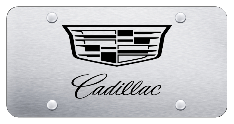 Cadillac 2014 License Plate - Laser Etched Brushed