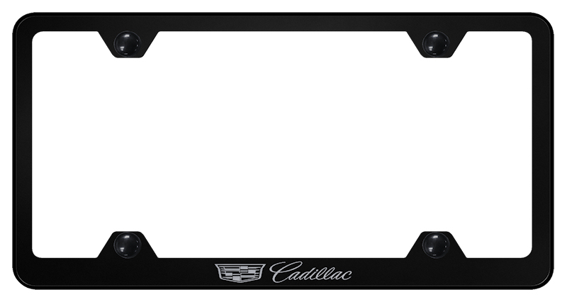 Cadillac 2014 Steel Wide Body Frame - Laser Etched Black