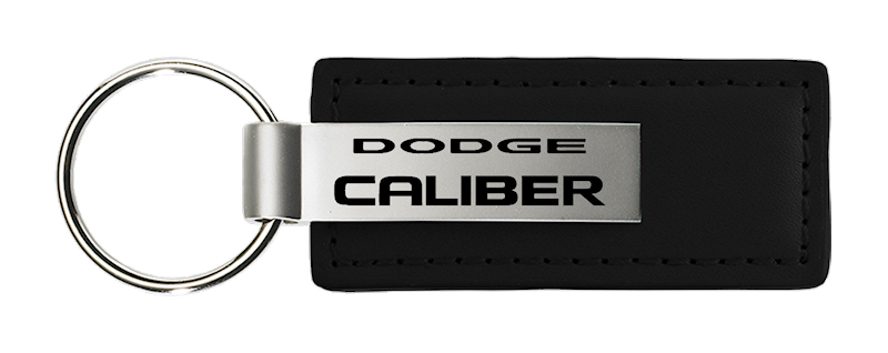 Caliber Leather Key Fob - Black