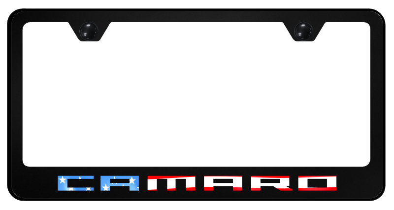 Camaro Flag PC Frame - UV Print on Black
