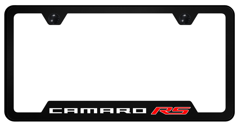 Camaro RS PC Notched Frame - UV Print on Black