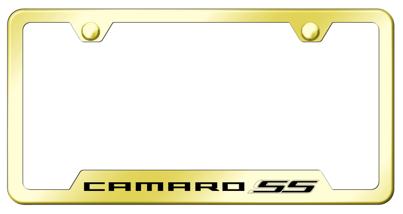Camaro SS Cut-Out Frame - Laser Etched Gold