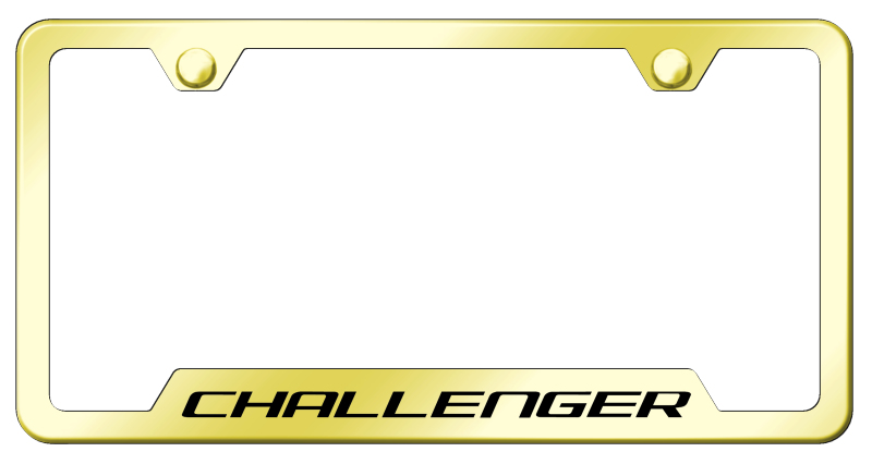 Challenger Cut-Out Frame - Laser Etched Gold