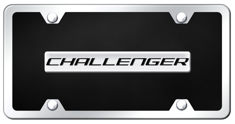 Challenger Name Acrylic Kit - Chrome on Black