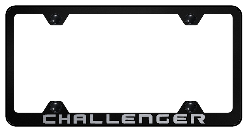 Challenger Steel Wide Body Frame - Laser Etched Black