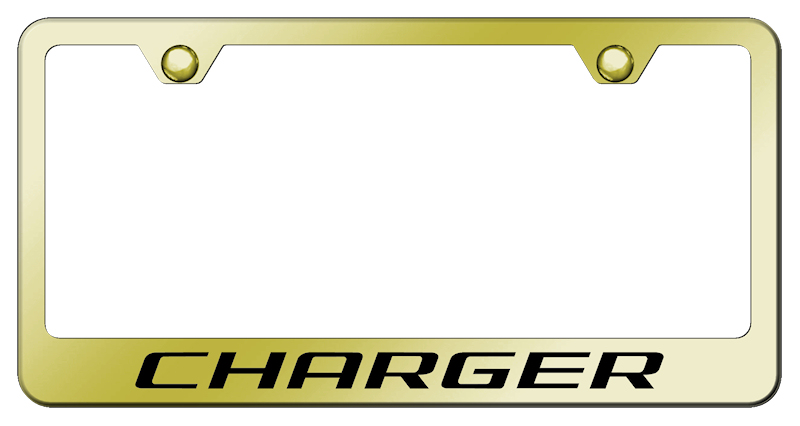 Charger Stainless Steel Frame - Laser Etched Gold