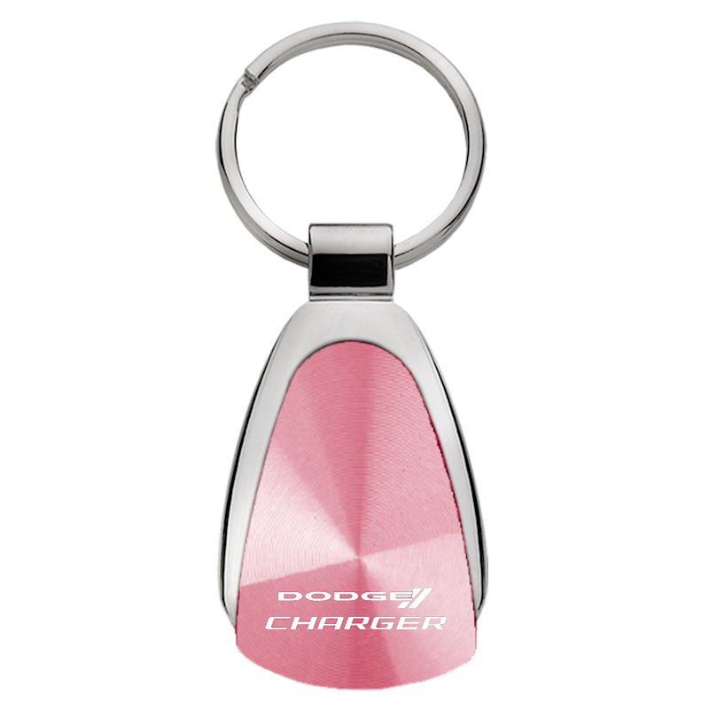 Charger Teardrop Key Fob - Pink