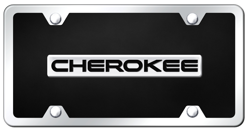 Cherokee Name Acrylic Kit - Chrome on Black