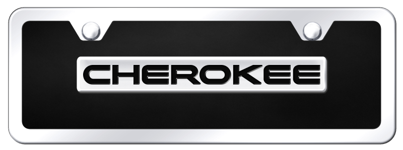 Cherokee Name Acrylic Mini Kit - Chrome on Black