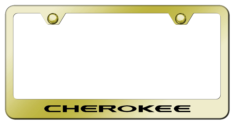 Cherokee Stainless Steel Frame - Laser Etched Gold