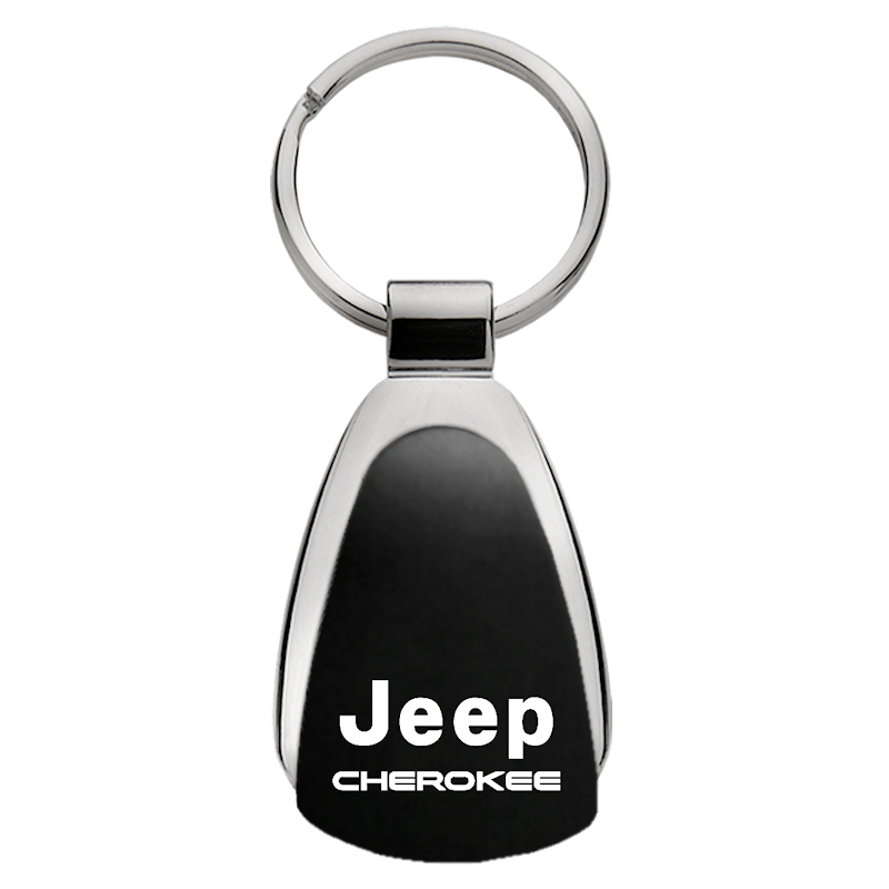 Cherokee Teardrop Key Fob - Black