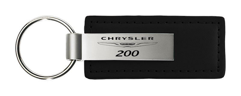 Chrysler 200 Leather Key Fob - Black