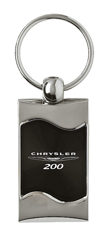 Chrysler 200 Rectangular Wave Key Fob - Black