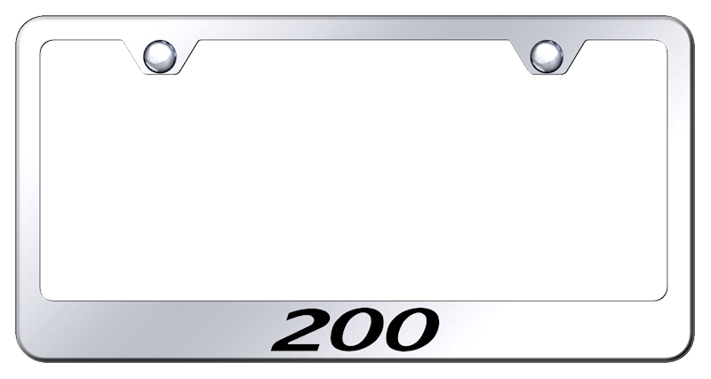 Chrysler 200 Stainless Steel Frame - Laser Etched Mirrored