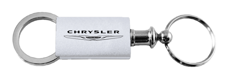 Chrysler Anodized Aluminum Valet Key Fob - Silver
