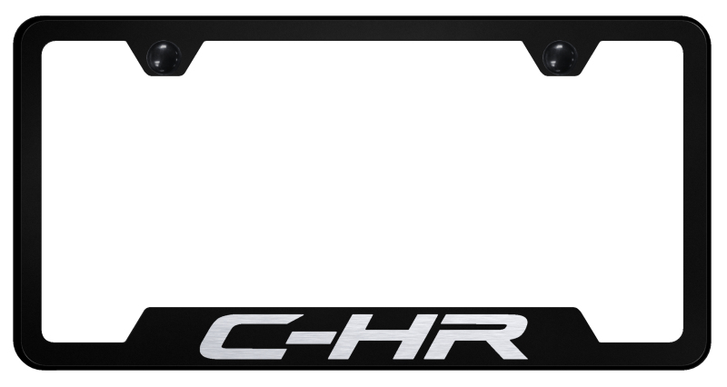 Chrysler Cut-Out Frame - Laser Etched Black