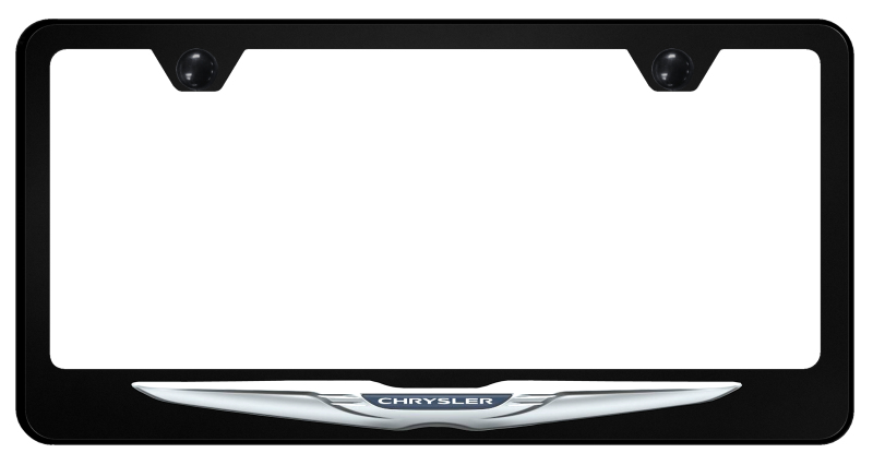 Chrysler (Logo Only) PC Frame - UV Print on Black