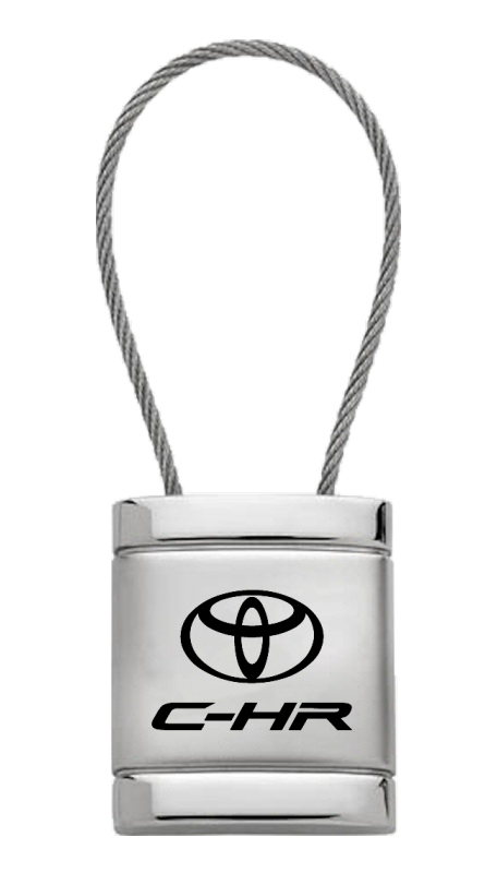 Chrysler Satin-Chrome Cable Key Fob - Silver