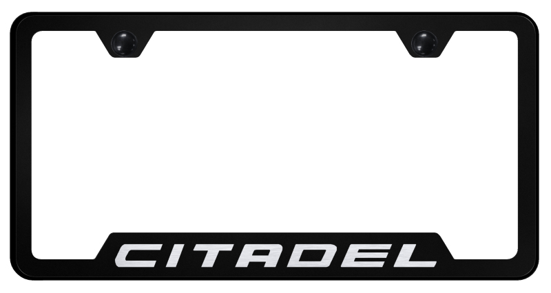 Citadel Cut-Out Frame - Laser Etched Black