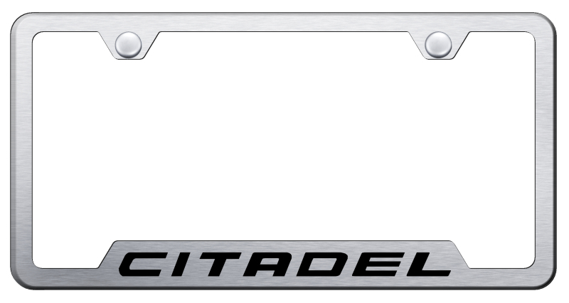 Citadel Cut-Out Frame - Laser Etched Brushed